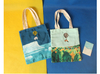 Customizable Logo Cotton Bag Eco-Friendly and Reusable Medium Size with Zipper Closure for Travel and Gifts Fashion Style