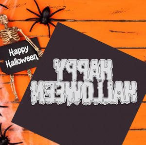 Halloween Letter Decorating Party Supplies Scrapbook Cartoon Knife Molds DIY Cutting Die Pulling Flags