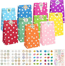 Colorful Polka Dot Gift Candy Bags for Wrapping Gifts