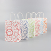 Colorful Circle Pattern Kraft Paper Tote Bag