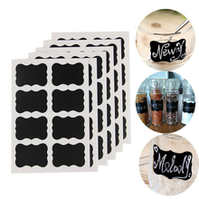 Kitchen blackboard PVC sticker label oil proof waterproof candy can post it blank writing