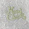 Custom christmas series DIY letter carbon steel cutting dies suit embossed knife mold from China Supplier