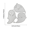 Wholease Scrapbook Cartoon Carbon Steel Cutting Dies, Halloween Ghost And Pumpkin Decorations Punches for Kids Diy 