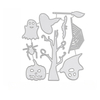 Factory Direct Sale Halloween Ghost & Pumpkin Cartoon Carbon Steel Cutting Dies for Scrapbooking And Kids' Crafts 