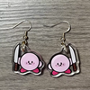Custom Cartoon Anime Acrylic Earrings Cute Transparent Acrylic Resin Earrings Ornament Wholesale