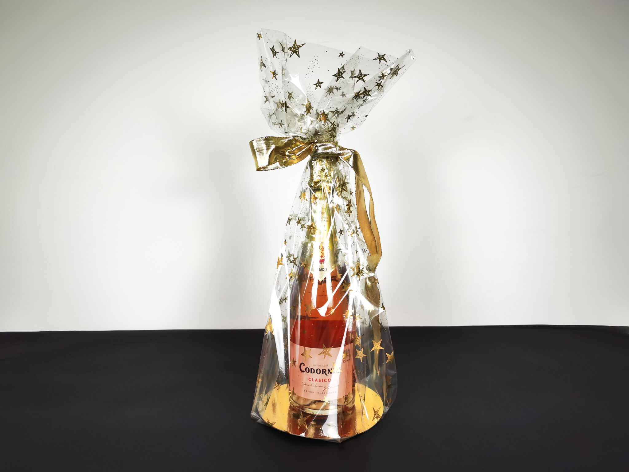 Round Bottom Diamond Transparent Bags For Packing Gifts Wine