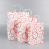 Colorful Circle Pattern Kraft Paper Tote Bag