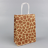 Colorful Spotted Striped Kraft Paper Tote Bag