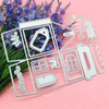 Custom Cutting Dies for Christmas Series, Christmas Gift Box Carbon Steel Knife Mold DIY House 