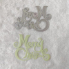 Custom christmas series DIY letter carbon steel cutting dies suit embossed knife mold from China Supplier