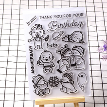 Letter Flower Transparent Clear Rubber Stamp for Seal DIY Scrapbooking Photo Album Decorative Supplier