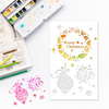 Free Sample Custom New Christmas Theme Hand-Painted DIY Wall Spray PET Hollow Template Novelty Gifts Stencil Custom 