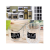 Kitchen blackboard PVC sticker label oil proof waterproof candy can post it blank writing