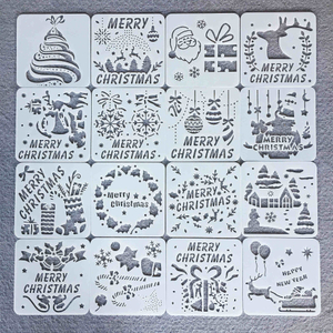 Custom New Merry Christmas Stencils – Popular Holiday Spray Painting Templates for Amazon Best Sellers