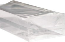 30pcs/Pack Transparent Opp Block Bottom Bags I Sturdy Cross Base I Tear-Resistant Polypropylene Material I Ideal for Sweets And Homemade Cookies 