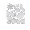 Manufacturers Supply Halloween Decorative Carbon Steel DIY Owl Cutting Die Carbon Steel Cat Stickers