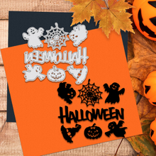 Wholease Halloween Cartoon Ghost Cutting Dies Punch , Carbon Steel Party Decor, Pumpkin Holiday Hanging Ornamen