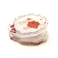 Custom Design Acrylic Clear Plastic Stationery Cartoon Anime Acrylic Clip for Student Wholesale