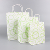 Colorful Circle Pattern Kraft Paper Tote Bag
