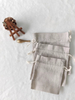 Custom Multi Size Resuable Drawstring cotton bag-inside thread-locking edge