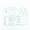 Custom Cutting Dies for Christmas Series, Christmas Gift Box Carbon Steel Knife Mold DIY House 