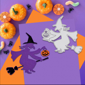 Boguang Manufacturers supply scrapbook cartoon Punches for Halloween witches cutting die carbon steel decorated pumpkins