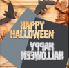 Halloween Letter Decorating Party Supplies Scrapbook Cartoon Knife Molds DIY Cutting Die Pulling Flags