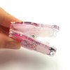 Custom Design Acrylic Clear Plastic Stationery Cartoon Anime Acrylic Clip for Student Wholesale
