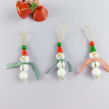 Christmas Snowman Decorative Pendant in Two Scarf Colors