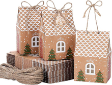 Christmas Party Kraft Paper Gift Box Paper Snack Box