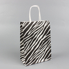 Colorful Spotted Striped Kraft Paper Tote Bag