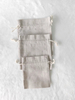 Custom Multi Size Resuable Drawstring cotton bag-inside thread-locking edge