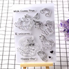 Letter Flower Transparent Clear Rubber Stamp for Seal DIY Scrapbooking Photo Album Decorative Supplier