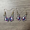 Custom Cartoon Anime Acrylic Earrings Cute Transparent Acrylic Resin Earrings Ornament Wholesale
