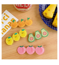 Custom Design Acrylic Clear Plastic Stationery Cartoon Anime Acrylic Clip for Student Wholesale