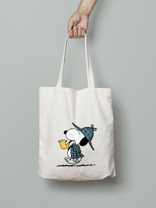 BG005 China Giraffe Animals Style High Quality Full Printing Customized For Students Cotton Canvas Tote Shopping Bag Manufacturer