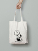 Custom Logo Reusable Tote Bag with Long Rope Handle Plain Pattern Screen Printing for Daily Use Travel and Outdoor Shopping