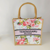 Square Bottom Printed Cotton Bag