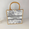 Black And White Printed Cotton Bag