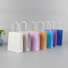 Colored Blank Kraft Paper Tote Bag