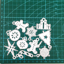Custom Cutting Dies for Christmas Series, a set of snownman Carbon Steel Knife Mold DIY House from Chinese supplier