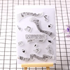 Letter Flower Transparent Clear Rubber Stamp for Seal DIY Scrapbooking Photo Album Decorative Supplier