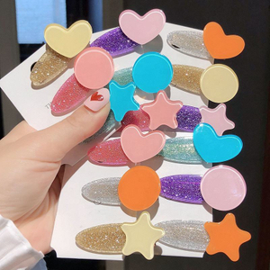 Custom Acrylic Hair Clips 3PCS SETfor Girls and Women Wholesale