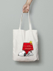 Custom Logo Reusable Tote Bag with Long Rope Handle Screen Printing for Daily Use for Travel and Outdoor Shopping Bag
