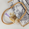 Black And White Printed Cotton Bag