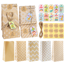 Creative Retro Colorful Kraft Paper Bag