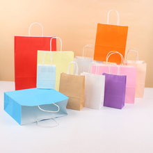 Party Gift Candy Kraft Paper Tote Bag