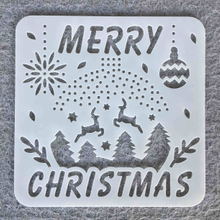 Boguang Custom Christmas Design of Children Painting Drawing Template Stencil for Floor, Patio, Furniture ,Farbic 