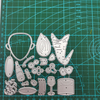 Custom Cutting Dies for Christmas Series, Christmas snowman jigsaw Carbon Steel Chinese supplier