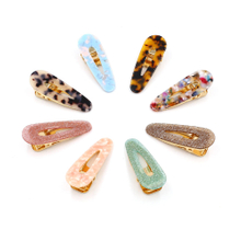 Custom Fresh Candy Color Acrylic Hair Clips for Girls and Women Wholesale